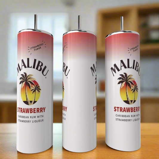 Malibu Double Sided 20oz Tumblers Removable Lid Topper
