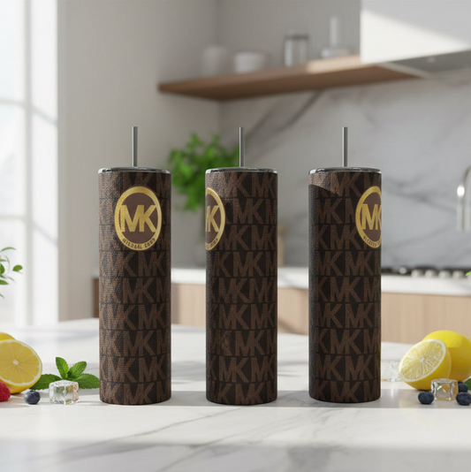 Monogram MK Luxe With Matching Lid Set 20 oz Skinny Tumbler