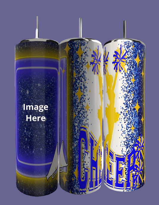 Custom Cheer 20 oz Tumbler