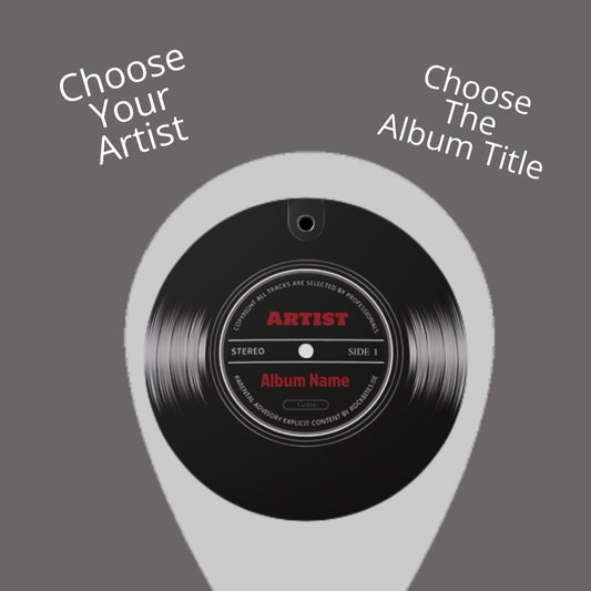 Personalized Vinyl Cup Charm