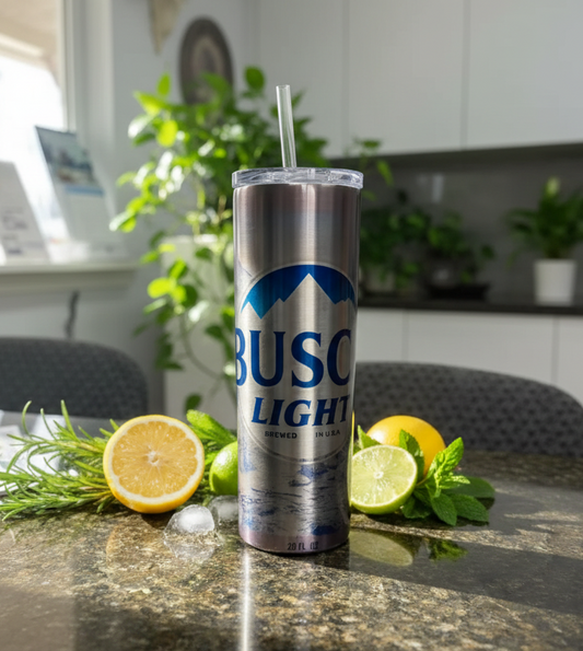 Premium Lager Inspired 20 oz Skinny Tumbler