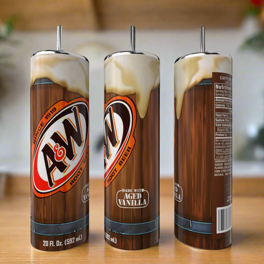 Rootbeer 20 oz Skinny Tumbler