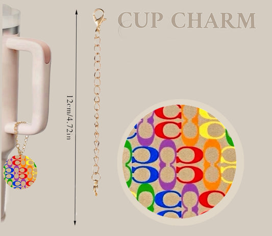 Multicolor Cup Charm