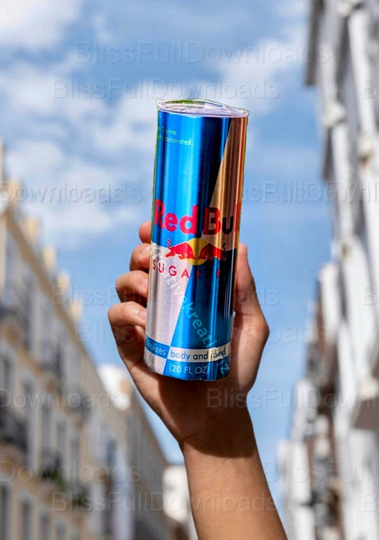 Energy Drink Inspired 20 oz Skinny Tumbler