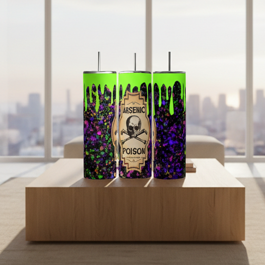 Poison Arsenic | 20oz Tumbler handmade custom gift by Kreative By Design