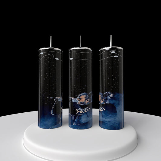 Post Malone Blue Tumbler