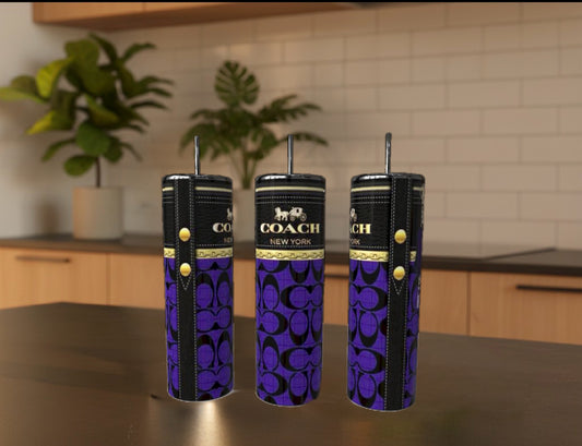 Purple Luxury 20 oz Stainless Steel Tumbler