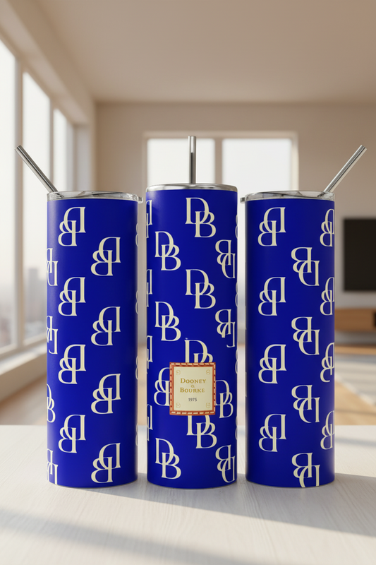 Monogram DB 20 oz Skinny Tumbler