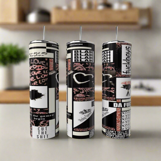 Strong Woman Inspirational 20 oz Skinny Tumbler