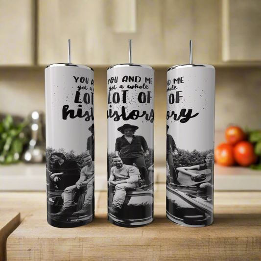 One Direction You & Me Got a lot Of History 20 oz Tumbler