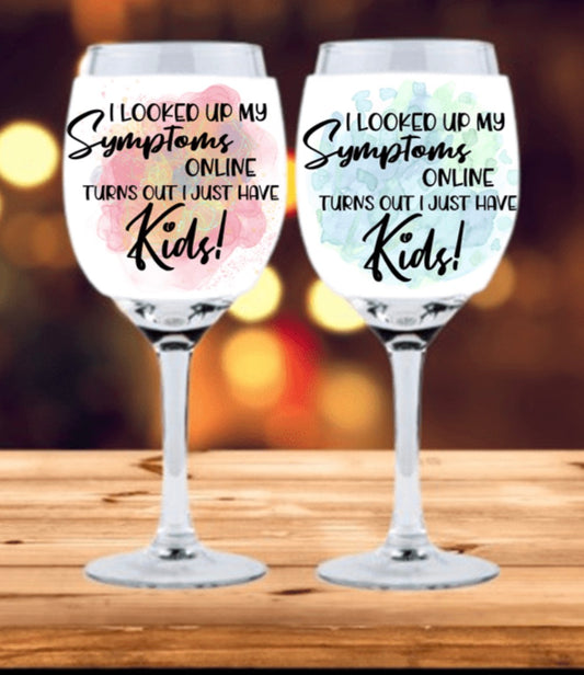 Issues..Kids - Wine Glass Drink Koozie Inspired - Kreative By Design product image