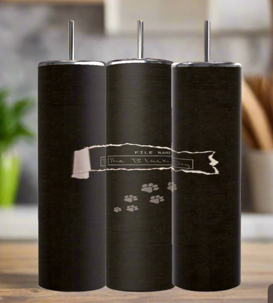 Poets 20oz Tumbler handmade custom gift by Kreative By Design