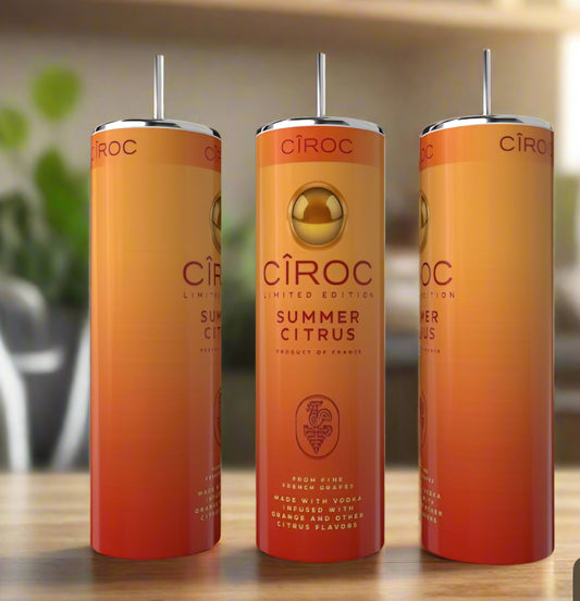 Summer Citrus 20 oz Skinny Tumbler