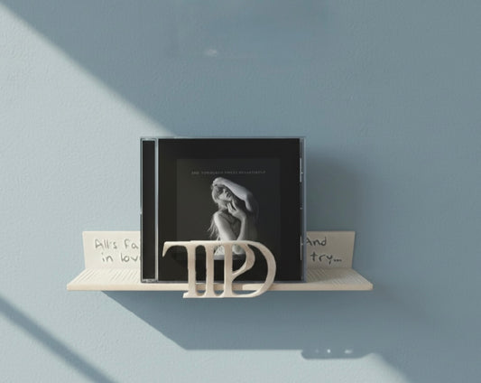 Poets Inspired Floating Album Display Shelf
