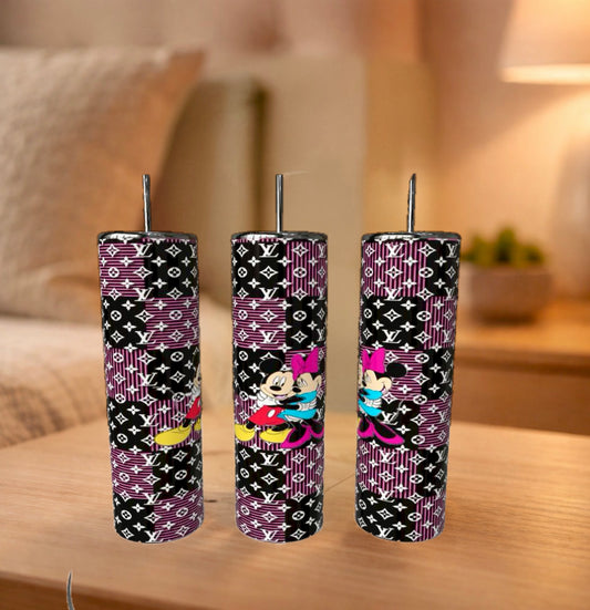 Minnie Purple 20 oz Skinny Tumbler