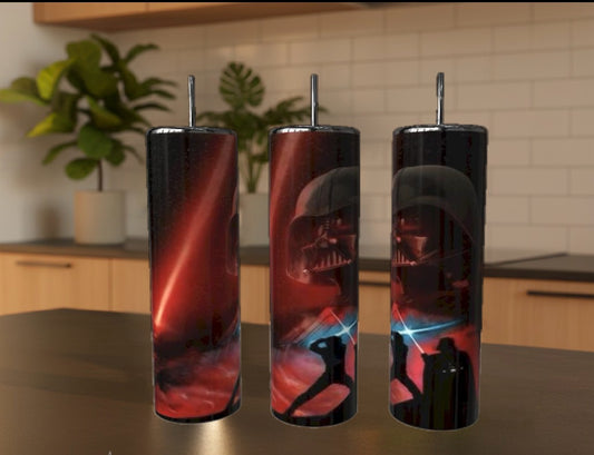 Star W 20oz Stainless Steel Tumbler handmade custom gift by Kreative By Design