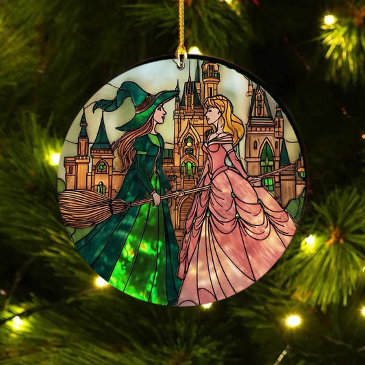 Good and Wicked Glass Tree Ornament | Handmade Holiday Gift