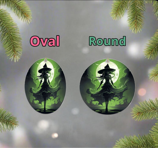 Wicked Witch Ceramic Tree Ornament | Handmade Holiday Gift