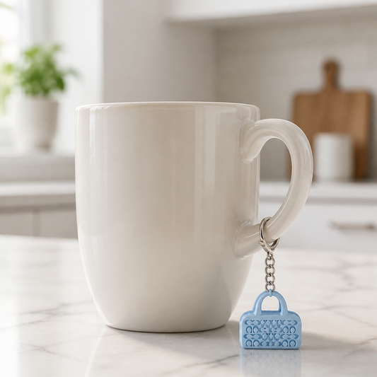 Monogram Handbag Cup Charm | Tumbler Charm | Variety of Colors