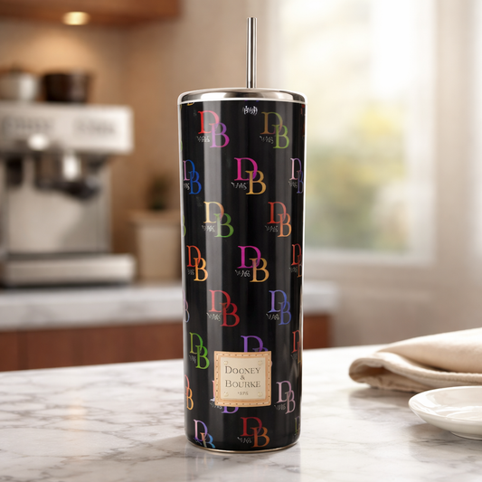 Multicolor Monogram 20oz Tumbler handmade custom gift by Kreative By Design