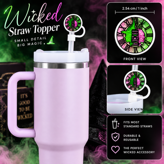Pink & Green Witchy Tumbler Accessory