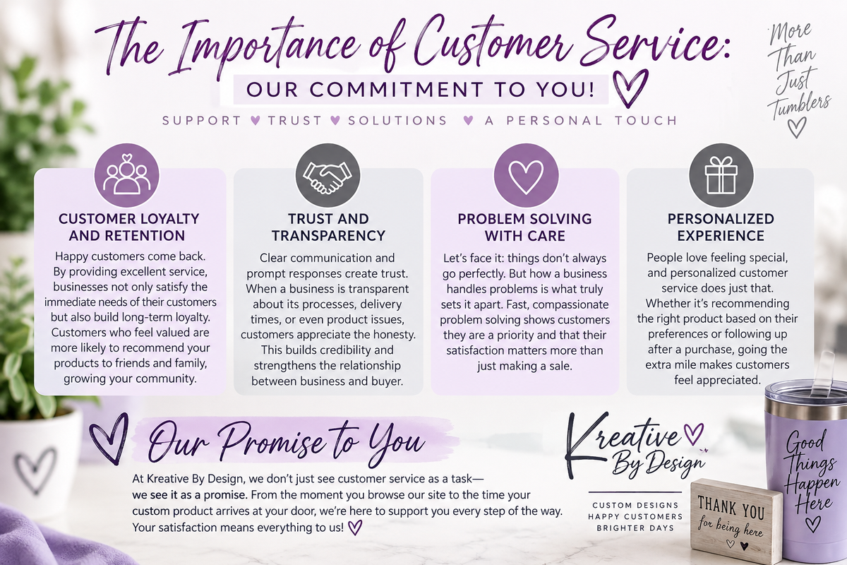 The Importance of Customer Service: Our Commitment to You!