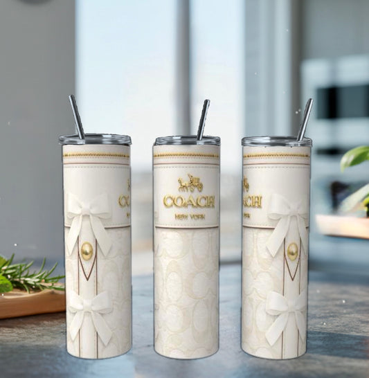Bow Luxe   Stainless Steel 20 oz Tumbler