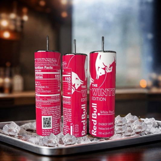 Energy Drink Inspired 20 oz Skinny Tumbler
