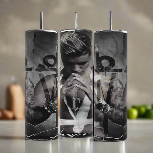 Justin Bieber Prayer 20 oz Tumbler