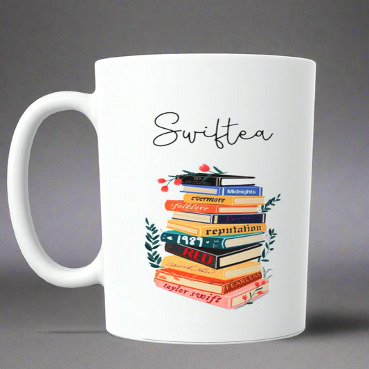 Swiftea Book Stack Ceramic Mug