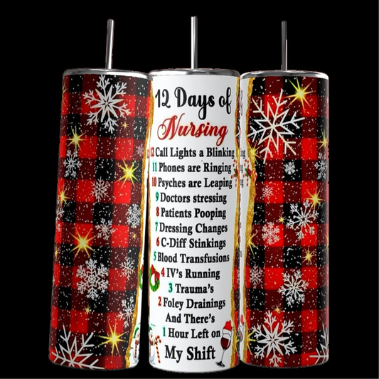 Nurse Christmas 20 oz Tumbler