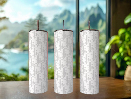 Luxe 20oz Stainless Steel Tumbler handmade custom gift by Kreative By Design