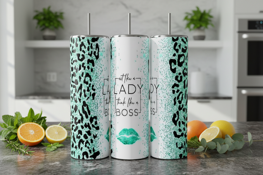 Act Like a Lady 20 oz Tumbler