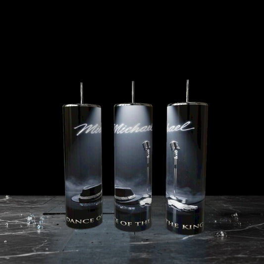Michael King Of Pop 20 oz Skinny Tumbler