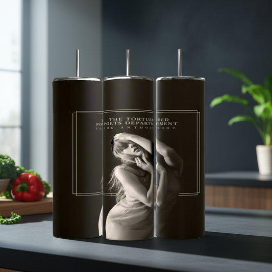 Poets Anthgy 20oz Stainless Steel Tumbler handmade custom gift by Kreative By Design