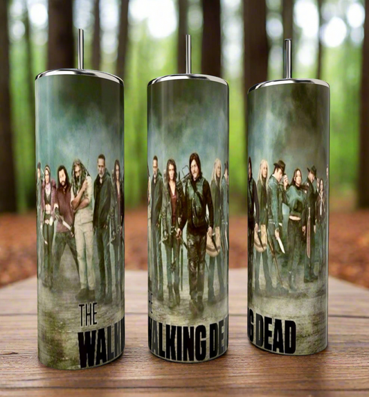 Final Season   The Walking Dead 20 oz Skinny Tumbler