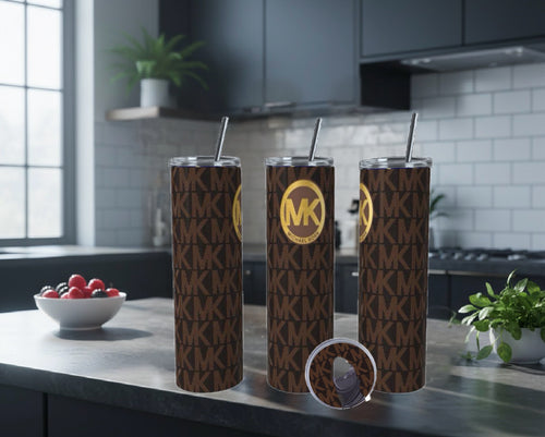 Monogram MK Luxe With Matching Lid Set 20 oz Skinny Tumbler