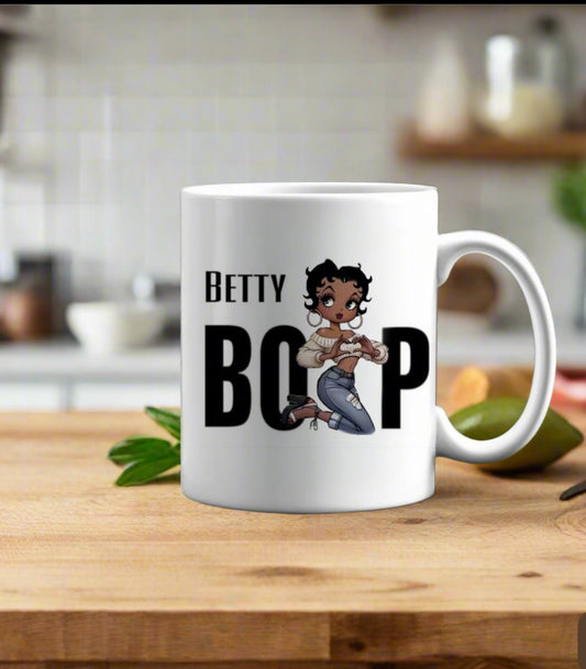 Betty 11oz Mug handmade custom gift by Kreative By Design