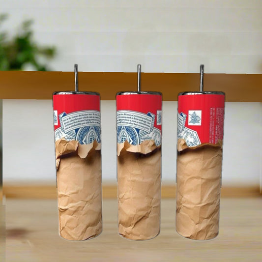 Brown Bag Beer 20 oz Skinny Tumbler
