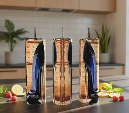 Luxe Perfume 20 oz Skinny Stainless Steel Tumbler