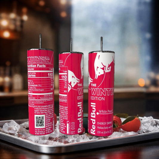Energy Drink Inspired 20 oz Skinny Tumbler
