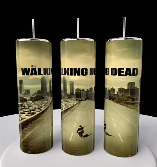 The Walking Dead   Season 1 20 oz Skinny Tumbler