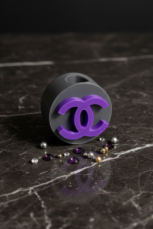 Luxe Double-C Straw Topper | Designer Inspired Cup Accessory