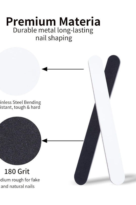 2pk Team Conrad 180 Grit Nail File