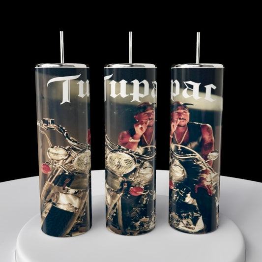 West Coast Hip-Hop Inspired 20 oz QR Music Tumbler