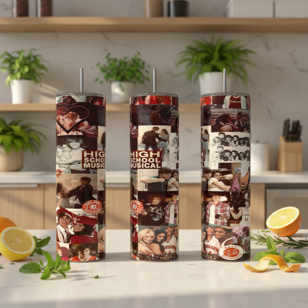 Red Musical HS 20 oz 20 oz Skinny Tumbler