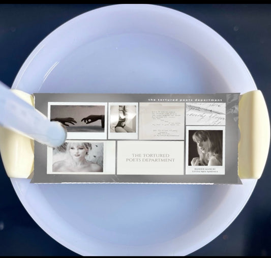 Poetry Collage Lid Topper | Tumbler Accessory