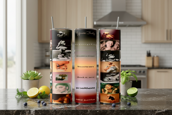 Grande Aesthetic 20oz Tumbler handmade custom gift by Kreative By Design