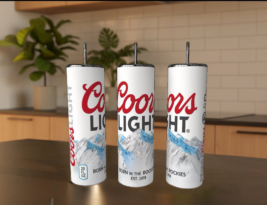 Premium Lager Inspired 20 oz Skinny Tumbler
