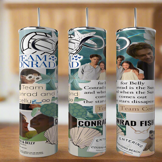 Team Conrad 20 oz Stainless Steel Tumbler